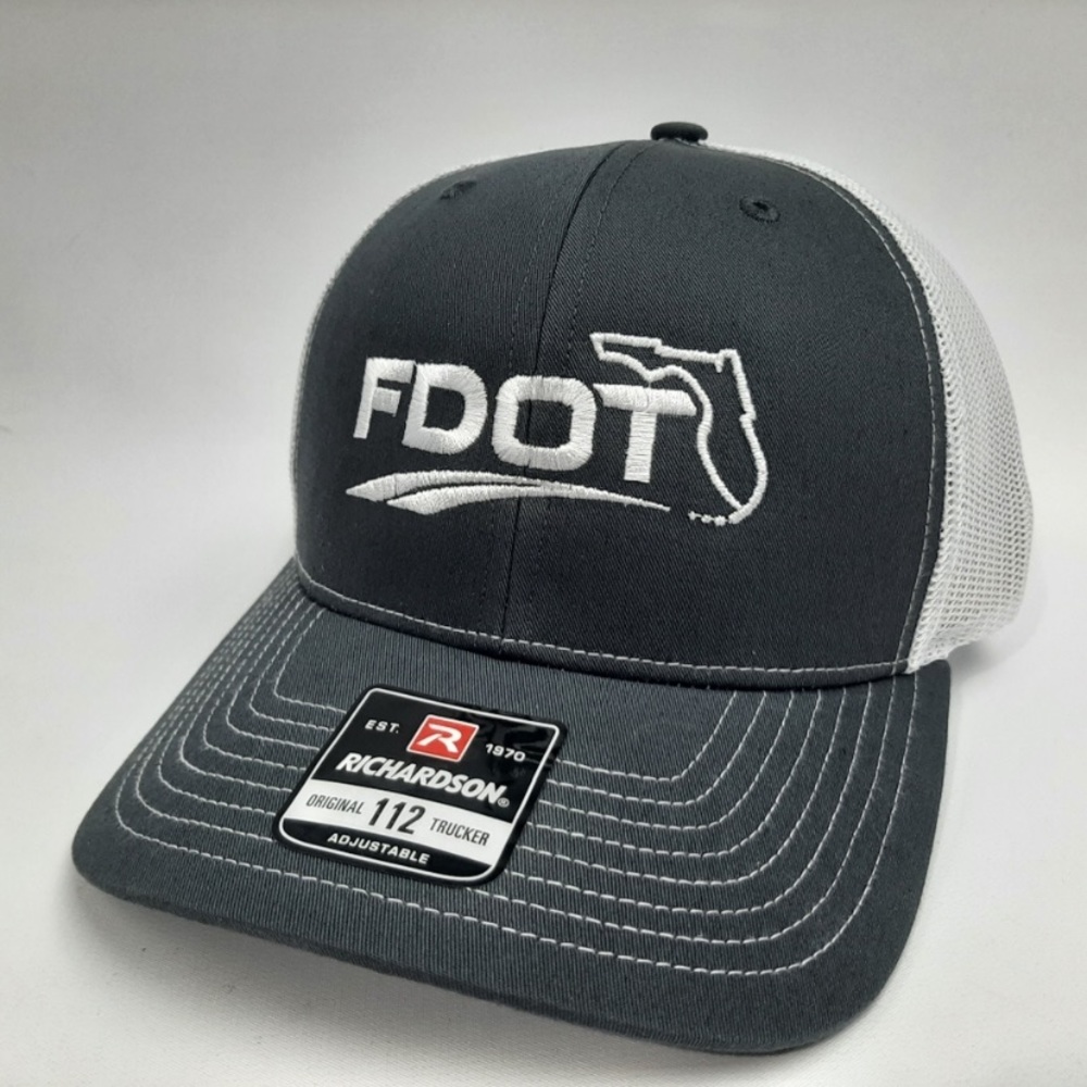 Florida Department of Transportation Richardson 112 Mesh Snapback Hat Gray